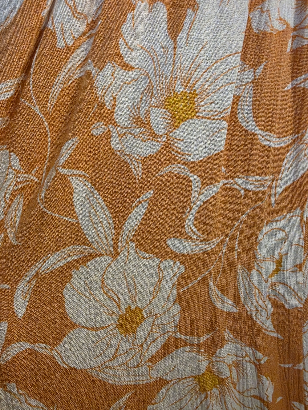 torrid Peach Floral Tie-Front Maxi Dress - Picture 8 of 13